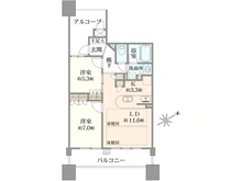 【大阪府/大阪市淀川区新高】リーザス大阪 間取り図