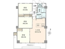 【大阪府/豊中市上新田】南千里オリーブヴィラ N棟 間取り図