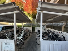 【大阪府/池田市五月丘】セントラル池田五月丘 弐番館 駐輪場