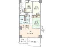 【大阪府/池田市城南】ザ・ライオンズ池田 H棟 間取り図
