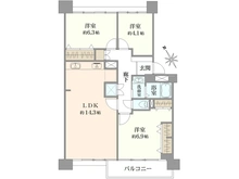 【大阪府/豊中市北緑丘】北緑丘第四住宅 18号棟 間取り図
