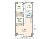 【大阪府/豊中市東豊中町】ロイヤルハイツ千里中央 間取り図