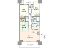 【大阪府/豊中市上新田】ロジュマン千里中央 間取り図