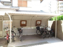 【大阪府/豊中市熊野町】朝日プラザ東豊中 駐輪場