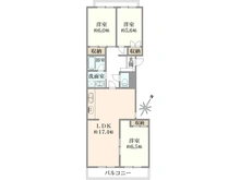 【大阪府/豊中市北桜塚】北桜塚パーク・ハイム 間取り図