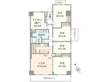 【大阪府/豊中市上新田】千里中央パーク・ヒルズ D棟 間取り図