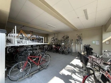 【大阪府/池田市住吉】池田住吉ビューハイツ 駐輪場