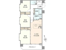 【東京都/東久留米市前沢】ダイアパレス花小金井 間取り図