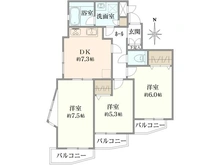 【東京都/練馬区下石神井】セザール上井草 間取り図