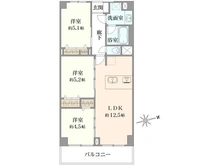 【東京都/練馬区高野台】石神井ハイライズ 間取り図