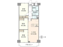 【東京都/練馬区高野台】エンゼルハイム石神井公園 壱番館 間取り図