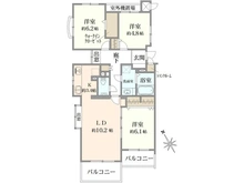 【東京都/練馬区北町】グラーヴェ城北アークコート 間取り図