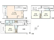 【東京都/西東京市ひばりが丘】クイーンズフィールドひばりが丘ガーデンテラス 間取り図