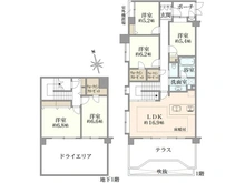 【東京都/練馬区三原台】エクセレントプレイス石神井公園 間取り図