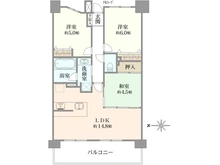 【東京都/練馬区高野台】レーベンリヴァーレタワーザ・テラス 間取り図