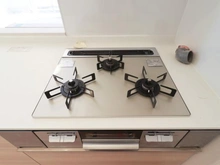 【東京都/練馬区南大泉】グランシティ武蔵関 キッチン：三口コンロ