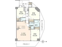 【東京都/練馬区南大泉】グランシティ武蔵関 間取り図
