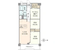【東京都/練馬区三原台】石神井公園ヒミコマンション 間取り図