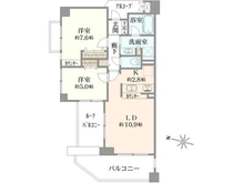 【東京都/練馬区石神井台】セザール石神井台 間取り図