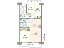 【東京都/練馬区光が丘】パークサイド光が丘 間取り図