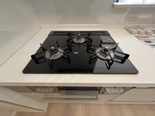 【東京都/練馬区石神井台】ダイアパレス上石神井 キッチン：三口コンロ