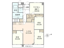 【東京都/西東京市谷戸町】ひばりヶ丘プラザ 間取り図