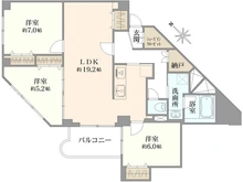 【東京都/練馬区関町南】武蔵野グリーンタウンF棟 間取り図