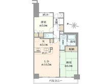 【東京都/練馬区石神井台】石神井台ガーデニア2番館 間取り図