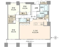 【東京都/練馬区石神井町】石神井公園ピアレス A棟 間取り図