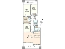 【東京都/練馬区関町東】武蔵野フィールドレジデンス 間取り図