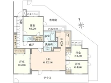 【東京都/西東京市栄町】D’クラディアひばりヶ丘RESIDENCE 間取り図