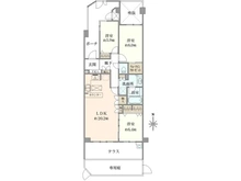 【東京都/西東京市ひばりが丘】フォレストレイクひばりが丘 N棟 間取り図