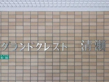 【埼玉県/新座市新堀】グランドクレスト清瀬 マンション表札