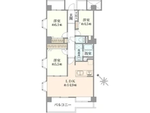 【埼玉県/新座市新堀】グランドクレスト清瀬 間取り図