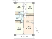 【埼玉県/朝霞市根岸台】ライオンズマンション朝霞根岸台 第3 間取り図