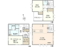 【東京都/練馬区南大泉】リムテラス南大泉 間取り図