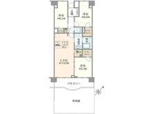 【東京都/練馬区大泉学園町】ベウラ大泉学園 間取り図