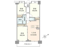 【埼玉県/朝霞市膝折町】ベルポート朝霞 弐番館 間取り図