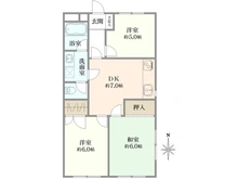 【東京都/練馬区高野台】高野台コーポ 間取り図