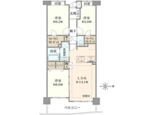 【東京都/練馬区三原台】コスモ石神井公園ロイヤルフォルム 間取り図