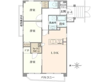 【東京都/練馬区石神井台】クリオ石神井台弐番館 間取り図
