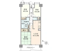 【埼玉県/所沢市北有楽町】所沢ガーデンホームズ 間取り図