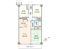 【東京都/板橋区徳丸】クリオ赤塚壱番館 間取り図