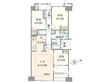 【東京都/西東京市谷戸町】ガーデンハイツひばりが丘 間取り図