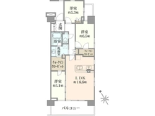 【東京都/西東京市谷戸町】ザ・レジデンスひばりが丘 間取り図