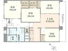 【東京都/西東京市谷戸町】ひばりヶ丘・プラザ 間取り図