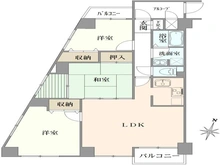 【東京都/足立区新田】ロイヤルステージ王子神谷 間取り図