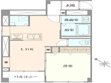 【東京都/中央区月島】月島マンション 間取り図