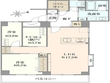 【東京都/台東区下谷】第三鶯谷秦寿院ハイツ 間取り図