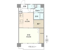 【東京都/台東区根岸】鶯谷永谷マンション 間取り図